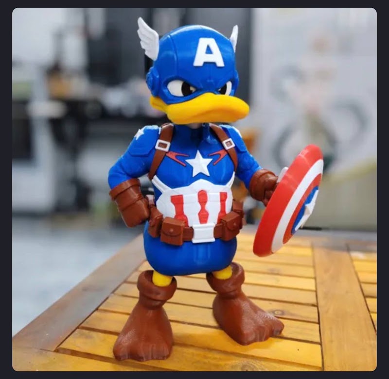 Donald Capitán América